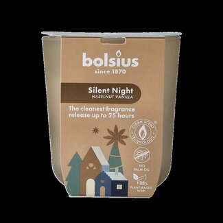 Bolsius Geurglas silent night hazelnut vanilla 1 Stuks