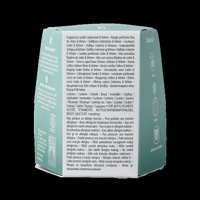 Kit de démarrage CleanLight Cèdre et Vétiver 1 pièce