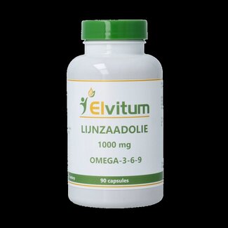 Elvitum Huile de lin oméga 3-6-9 90 capsules