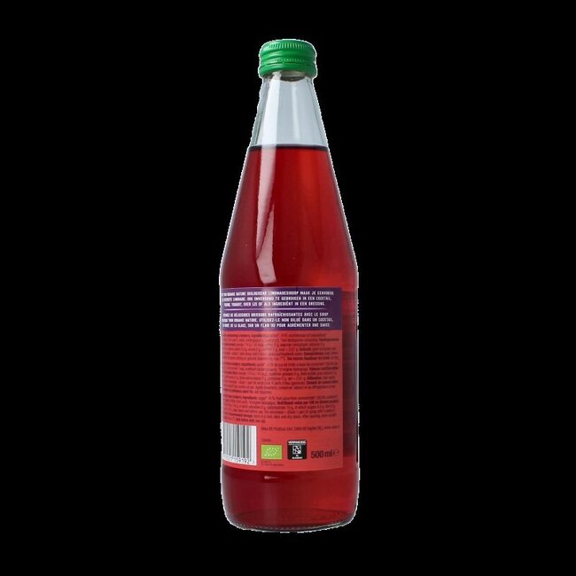 Limonadesiroop cranberry bio 500 Milliliter