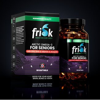 Frisk Oméga 3 pour seniors 80 capsules molles