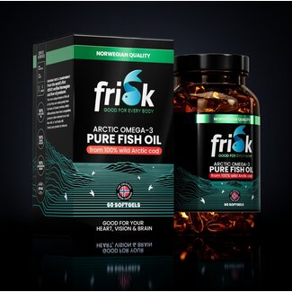 Frisk Huile de poisson pure Oméga 3 60 capsules molles
