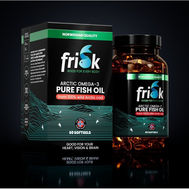 Omega 3 pure fish oil 60 Softgels