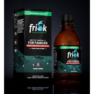Frisk Omega 3 for families pure & natural 200 Milliliter