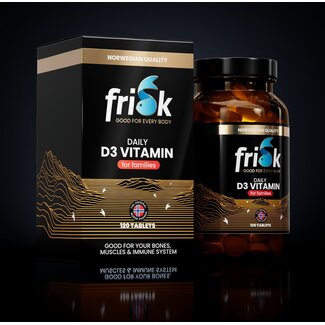 Frisk Vitamin D3 daily for families 120 Tabletten