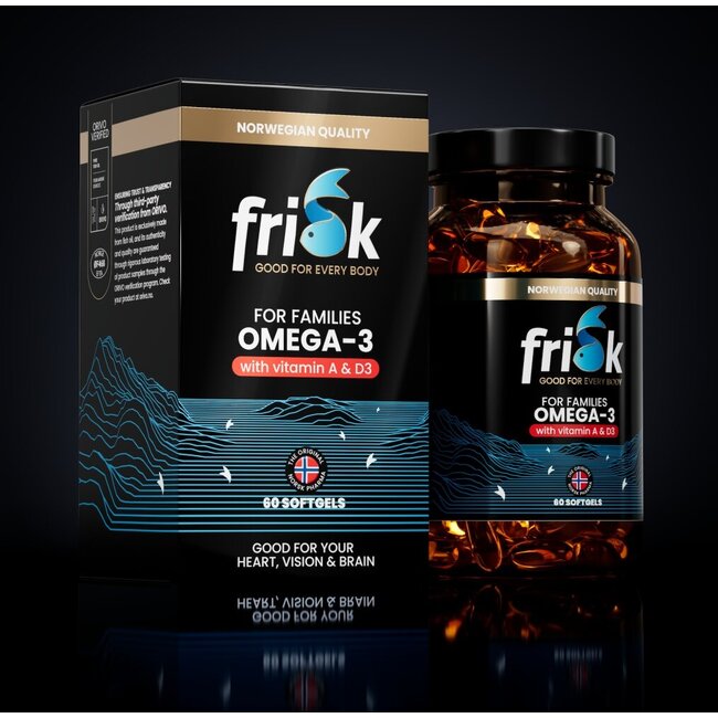 Omega 3 for families 60 Softgels