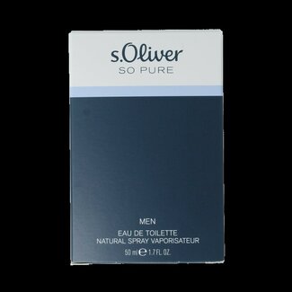 S Oliver So pure men eau de toilette 50 Milliliter