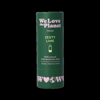 We Love Deodorant stick zesty lime 40 Gram