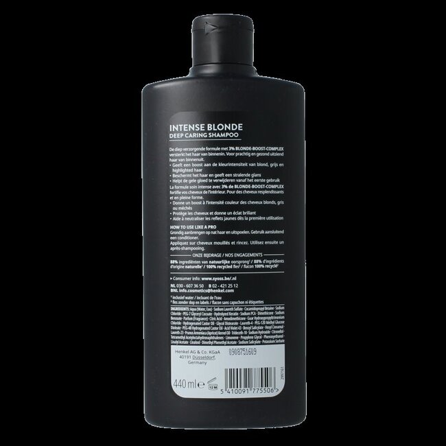 Shampooing blond & argent 440 millilitres