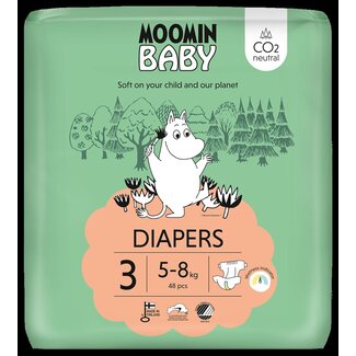 Moomin Couches bébé taille 3 48 pièces
