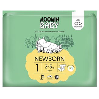 Moomin Baby luiers maat 1 25 Stuks