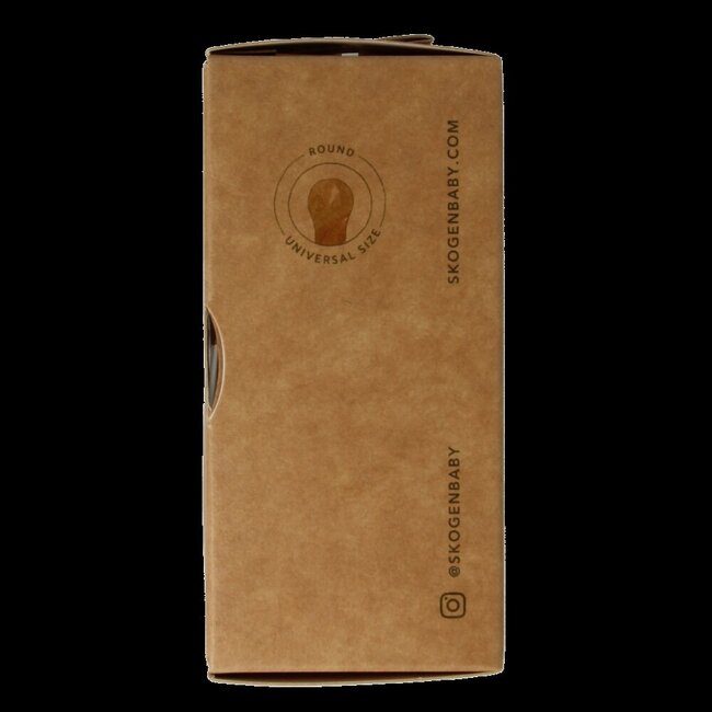 Sucettes rondes Hêtre + Coco, tous âges, 2 pièces