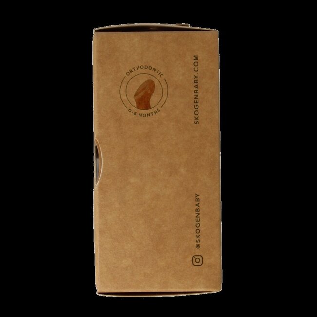 Sucettes orthodontiques Hêtre + coco 0-6 mois, lot de 2