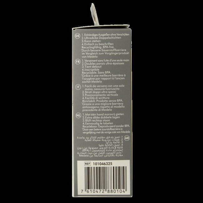 Moedermelk bewaarzakjes 210ml 25 Stuks