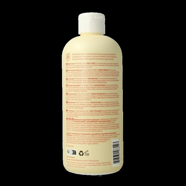 Bain moussant Baby Leaves nectar de poire 473 ml