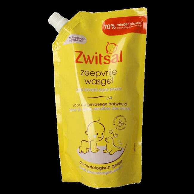 Wasgel zeepvrij navulverpakking 500 Milliliter