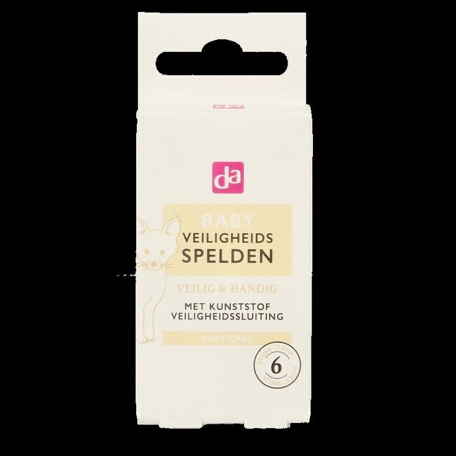 Baby veiligheidsspelden 6 Stuks