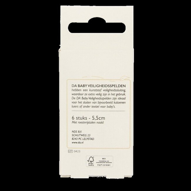 Baby veiligheidsspelden 6 Stuks