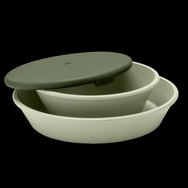 Set de repas pour bébé sauge 1 ensemble