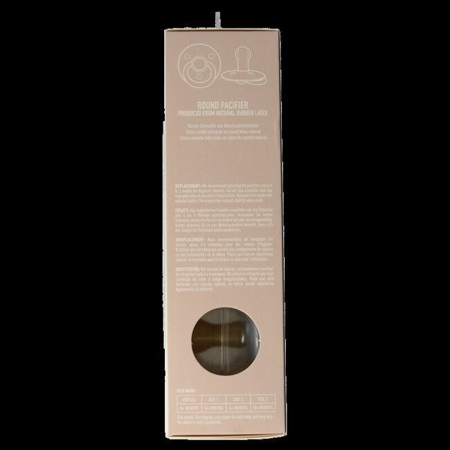 Fopspeen maat 2 iron/baby blue night 2 pack 2 Stuks