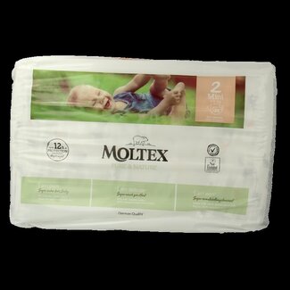 Moltex Couches bébé Pure & Nature mini 38 pièces