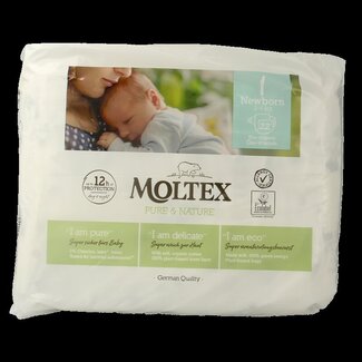 Moltex Pure & nature babyluiers newborn 22 Stuks