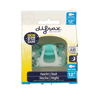 Difrax Sucette natural 12+ mois nuit 1 pièce