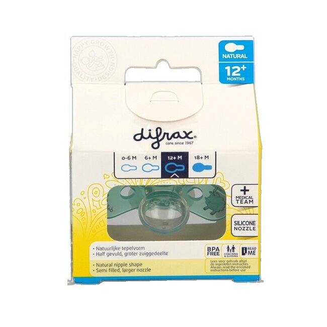 Fopspeen natural 12+ maanden nacht 1 Stuks