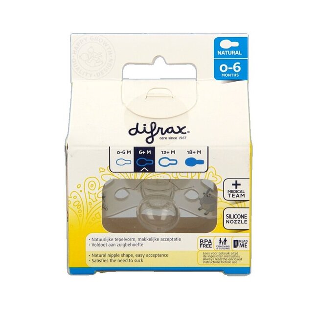 Sucette natural 0-6 mois nuit 1 pièce