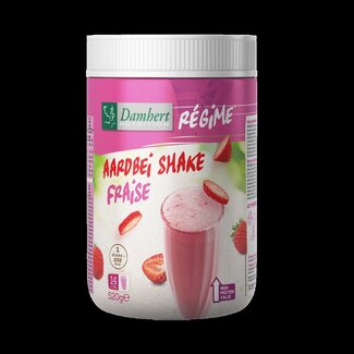 Damhert Shake de régime substitut de repas à la fraise 520 g