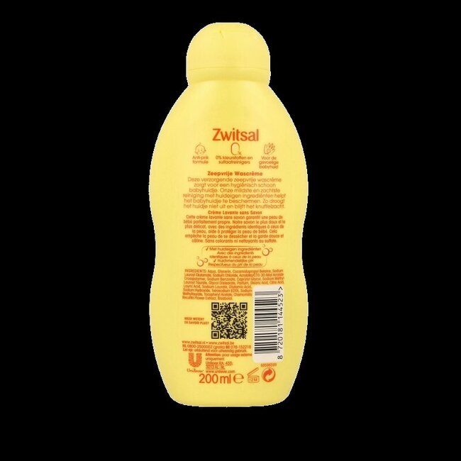 Crème lavante 200 millilitres