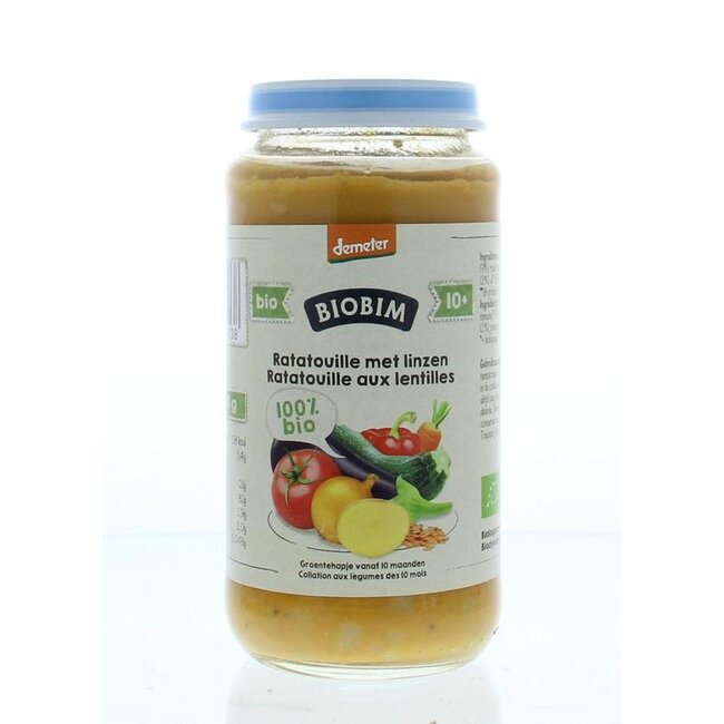 Ratatouille linzen 10+ maanden demeter bio 250 Gram
