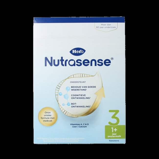 Nutrasense peutermelk 3 (1+jr) 700 Gram