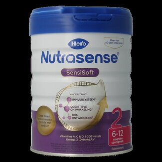 Hero Nutrasense SensiSoft opvolgmelk 2 (6-12mnd) 800 Gram