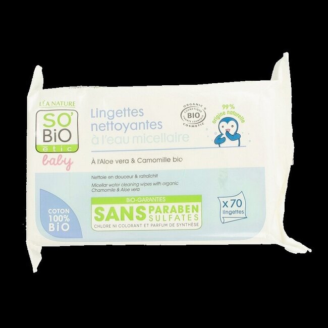 Baby wipes micellair 70 Stuks