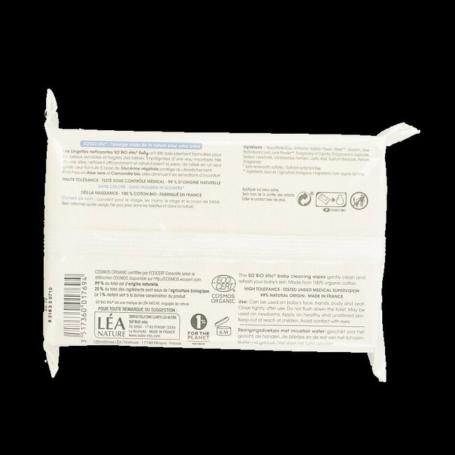 Baby wipes micellair 70 Stuks