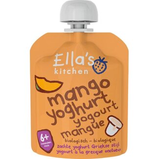 Ella's Kitchen Mango yoghurt griekse stijl 6+ maanden bio 90 Gram