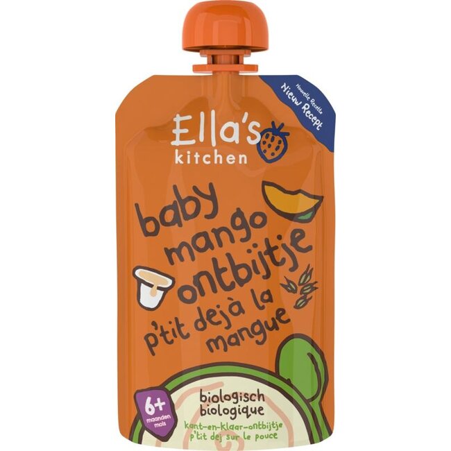 Baby ontbijtje mango 6+ maanden bio 100 Gram