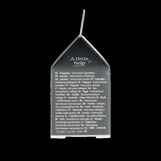 Fopspeen natural 0-6 maanden cotton candy lavander 1 Stuks