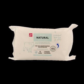Baby doekjes naturel 72 Stuks