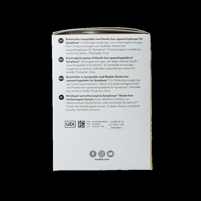 Téterelle mains libres Symphony taille M, 1 pièce