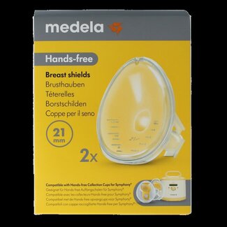 Medela Handsfree borstschild Symphony maat L 21mm 1 Stuks