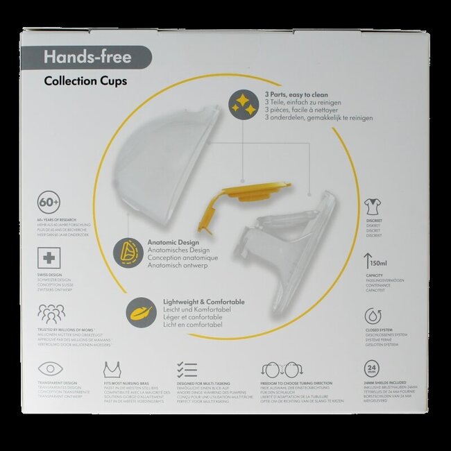 Handsfree collection cups Symphony maat M 1 Stuks