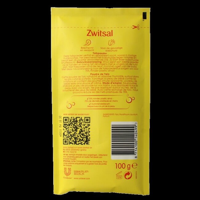 Recharge de poudre de talc 100 g