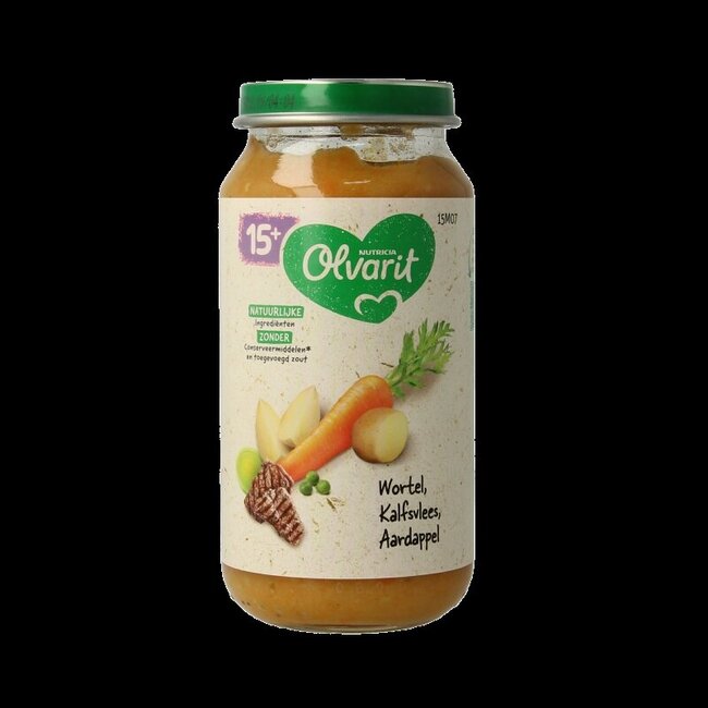 Wortel kalfsvlees aardappel 15M07 250 Gram