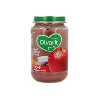 Olvarit Appel yoghurt bosbes 12M54 200 Gram