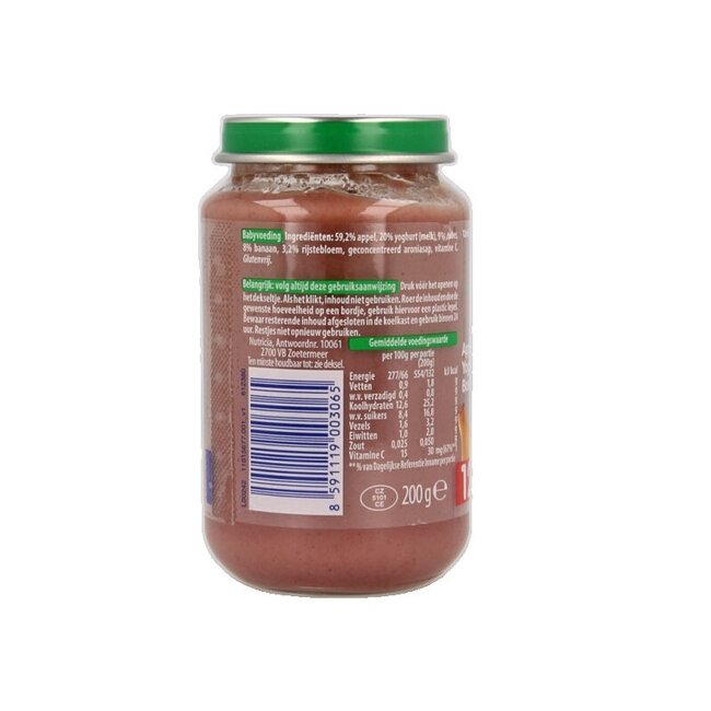 Appel yoghurt bosbes 12M54 200 Gram