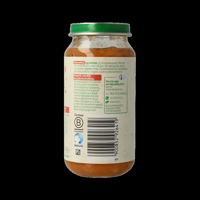 Tomaat kip rijst 12M12 250 Gram