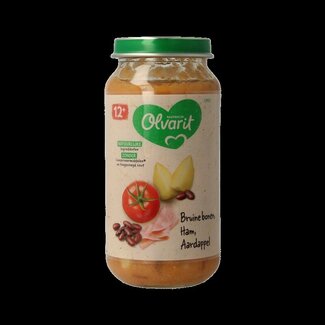 Olvarit Bruine bonen ham aardappel 12M02 250 Gram