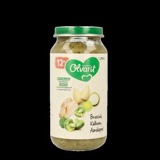 Olvarit Brocoli dinde pomme de terre 12M00 250 g